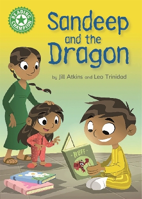 Book cover for Sandeep and the Dragon