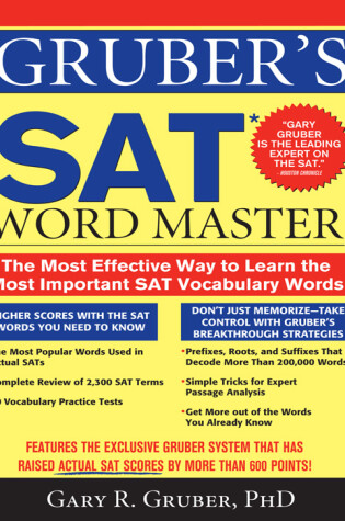 Cover of Gruber's Sat Word Master