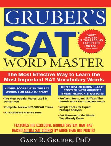 Book cover for Gruber's Sat Word Master