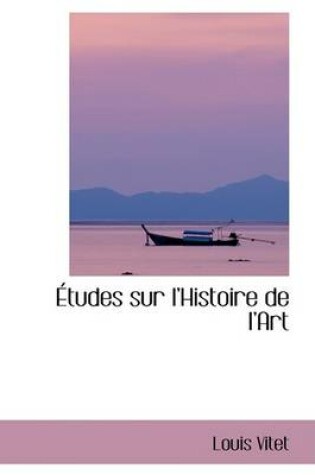 Cover of tudes Sur l'Histoire de l'Art