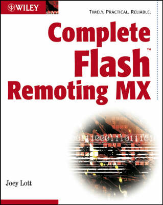 Book cover for Complete Flash Remoting MX