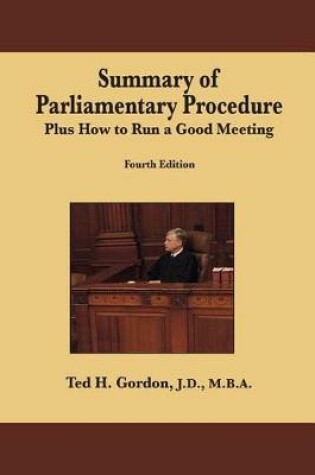 Cover of Summary of Parliamentary Procedure