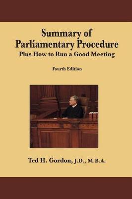 Book cover for Summary of Parliamentary Procedure