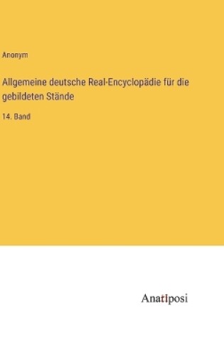 Cover of Allgemeine deutsche Real-Encyclopädie für die gebildeten Stände