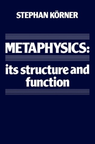 Cover of Metaphysics