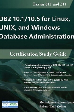 Cover of DB2 10.1/10.5 for Linux, UNIX, and Windows Database Administration