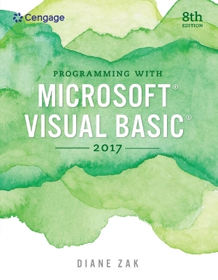 Book cover for Mindtapv2.0 for Zak's Programming with Microsoft Visual Basic 2019, 1 Term Printed Access Card