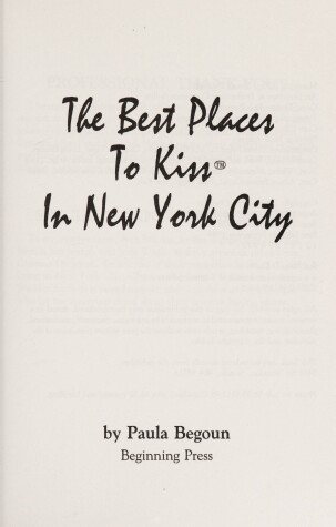 Book cover for The Best Places to Kiss in New York City