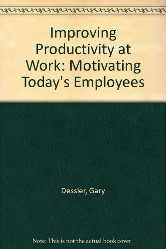 Book cover for Improving Productivity at Work