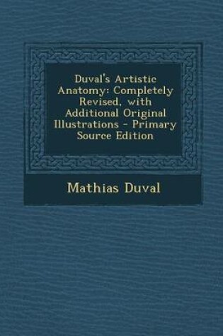 Cover of Duval's Artistic Anatomy