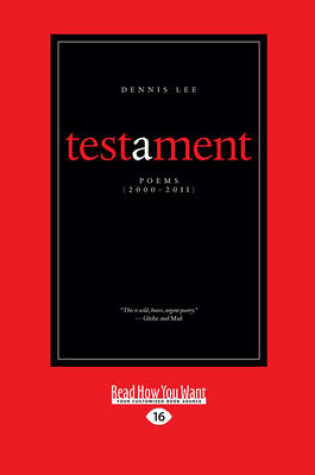 Cover of Testament