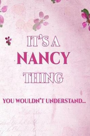 Cover of It's a Nancy Thing You Wouldn't Understand