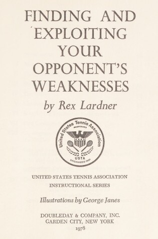 Cover of Finding and Exploiting Your Opponent's Weaknesses