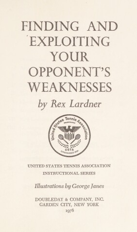 Cover of Finding and Exploiting Your Opponent's Weaknesses