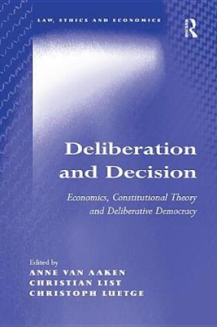 Cover of Deliberation and Decision