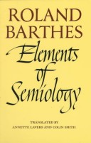 Book cover for Elements of Semiology