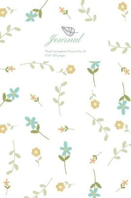 Book cover for Journal Floral Springtime Flowers No. 01