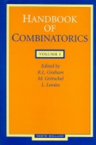 Cover of Handbook of Combinatorics