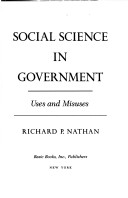 Book cover for Social Science in Government