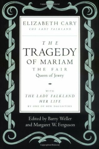 Cover of The Tragedy of Mariam, the Fair Queen of Jewry