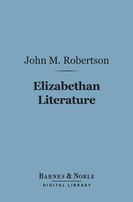 Cover of Elizabethan Literature (Barnes & Noble Digital Library)