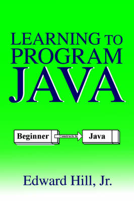 Book cover for Learning to Program Java