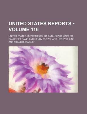 Book cover for United States Reports (Volume 116)