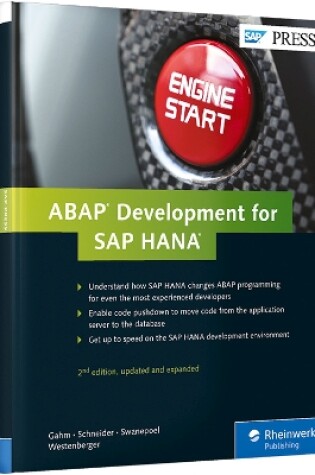 Cover of ABAP Development for SAP HANA
