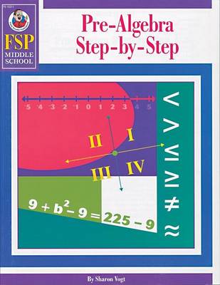 Book cover for Pre-Algebra Step-By-Step, Middle School