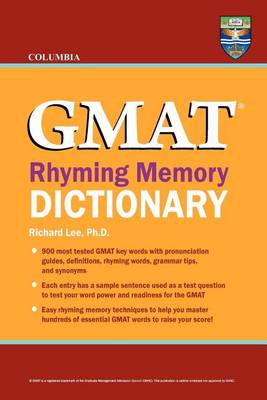 Book cover for Columbia GMAT Rhyming Memory Dictionary