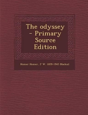 Book cover for The Odyssey