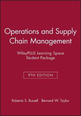 Book cover for Operations and Supply Chain Management, 9e Wileyplus Learning Spacestudent Package