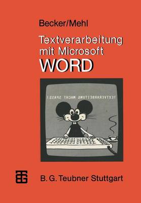 Book cover for Textverarbeitung Mit Microsoft Word