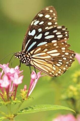 Cover of Butterfly On Pink Flower Journal