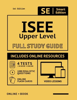 Book cover for ISEE Upper Level Full Study Guide 2nd Edition