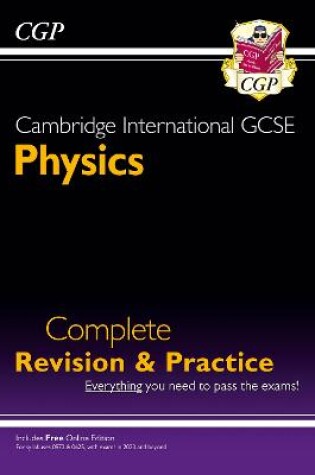 Cover of Cambridge International GCSE Physics Complete Revision & Practice