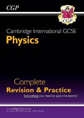 Book cover for Cambridge International GCSE Physics Complete Revision & Practice