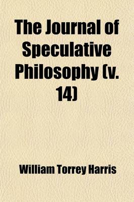 Book cover for The Journal of Speculative Philosophy (Volume 14)