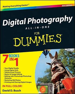 Book cover for Digital Photography All-In-One Desk Reference for Dummies