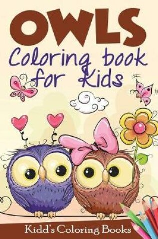 Cover of Owls Coloring Book