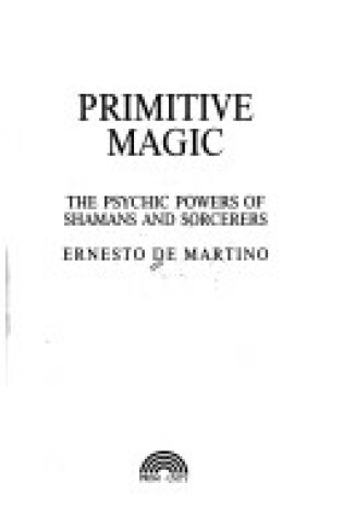 Cover of Primitive Magic