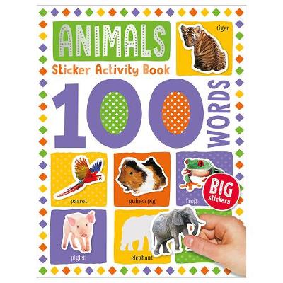 Cover of 100 Animal Words Sticker Activity