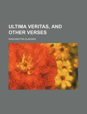 Book cover for Ultima Veritas, and Other Verses