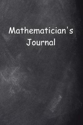 Cover of Mathematician's Journal Chalkboard Design