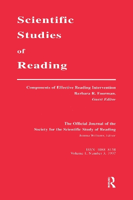 Cover of Components of Effective Reading Intervention