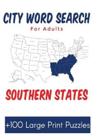 Cover of City Word Search for Adults Southern States