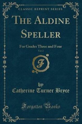 Cover of The Aldine Speller, Vol. 2