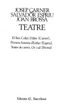 Book cover for Teatre