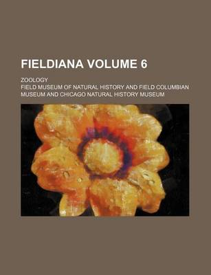 Book cover for Fieldiana Volume 6; Zoology