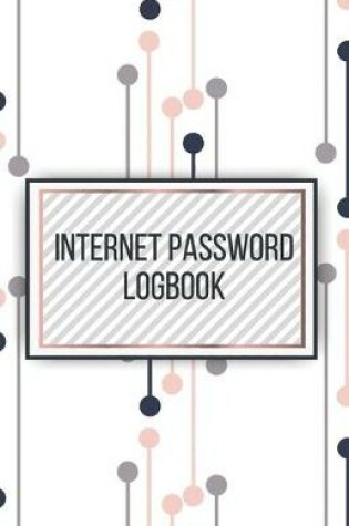 Cover of Internet Password Logbook-Small Size Alphabetical Password Notebook Organizer-5.5"x8.5" 120 pages Book 12